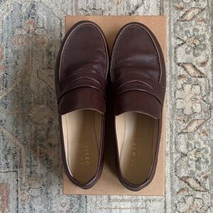 Jamie Haller Oxblood  Leather Loafers